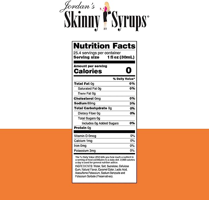 Jordan's Skinny Syrups - Caramel