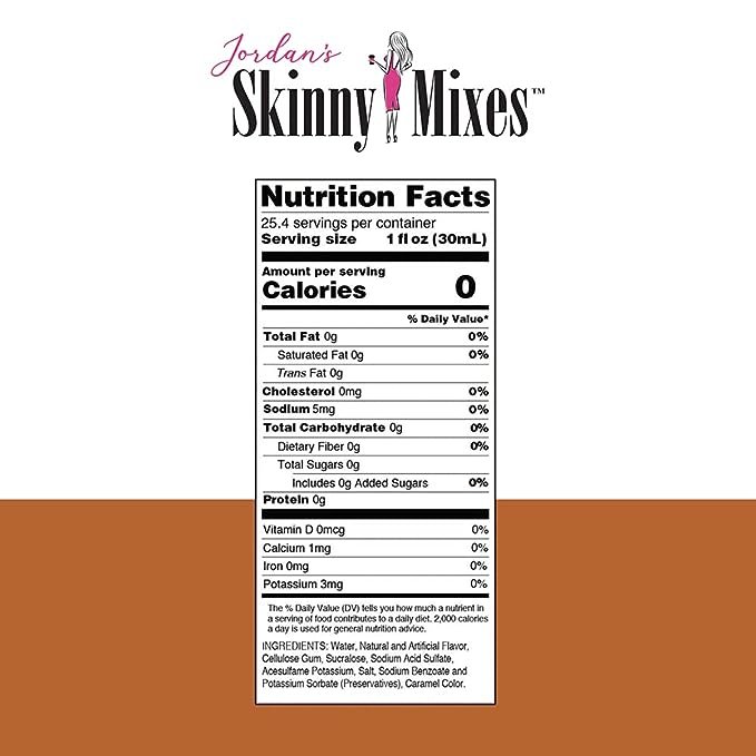 Jordan's Skinny Syrups - Butter Toffee