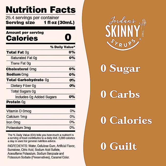 Jordan's Skinny Syrups - Vainilla Chai