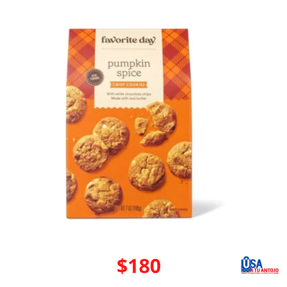 Galletas con chispas de chocolate - Sabor pumpkin spice