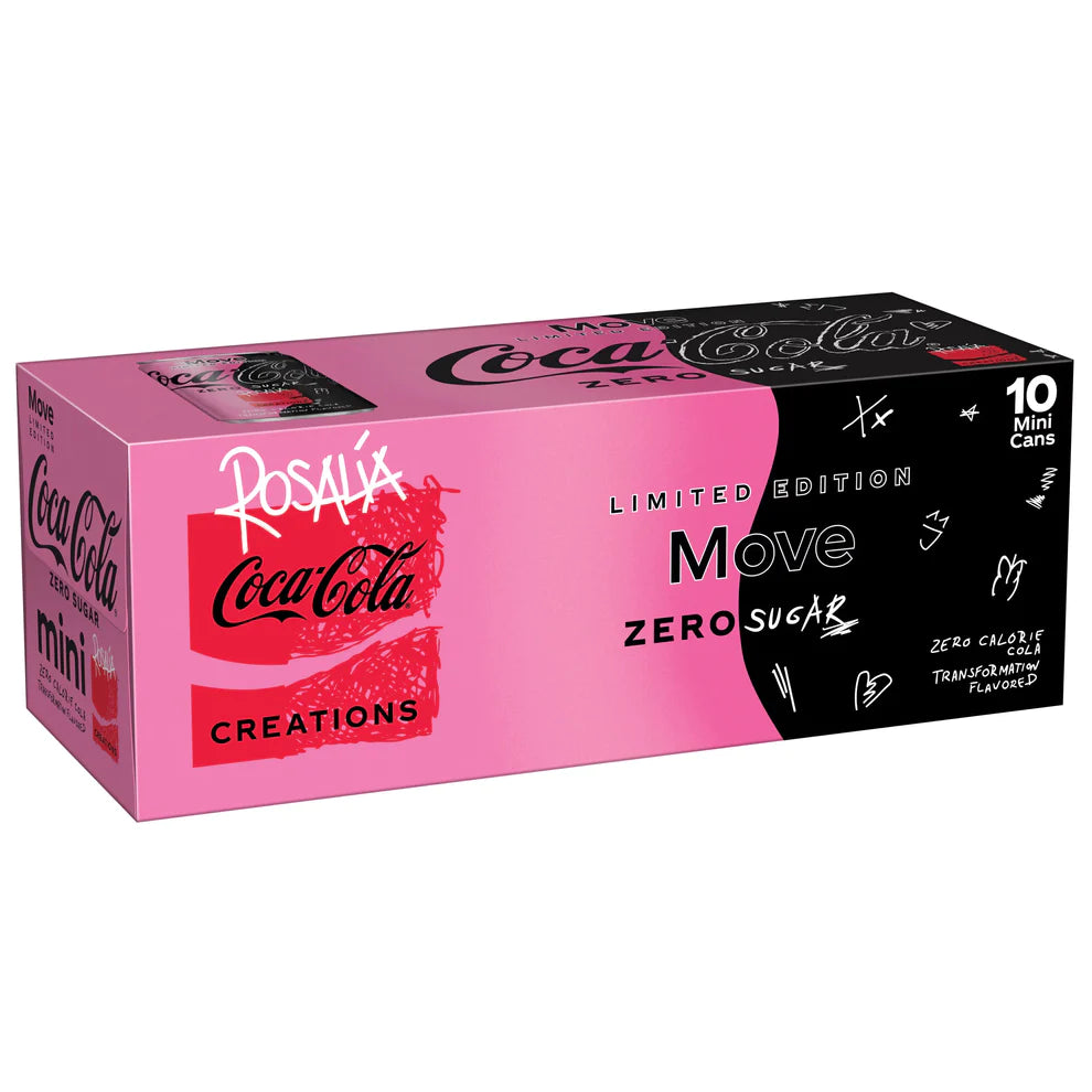 ROSALÍA Coca-Cola Zero Sugar Creations - 10 Mini Cans