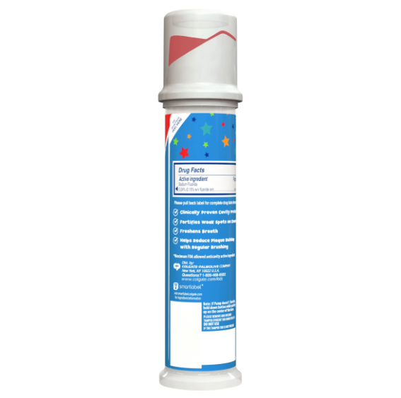 Colgate Kids' Toothpaste with Fluoride Pump - Maximum Cavity Protection
